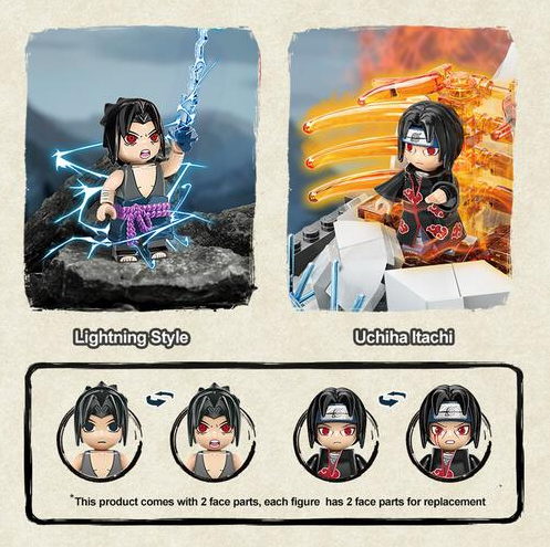 Bộ đồ chơi lắp ráp mô hình Naruto Keeppley