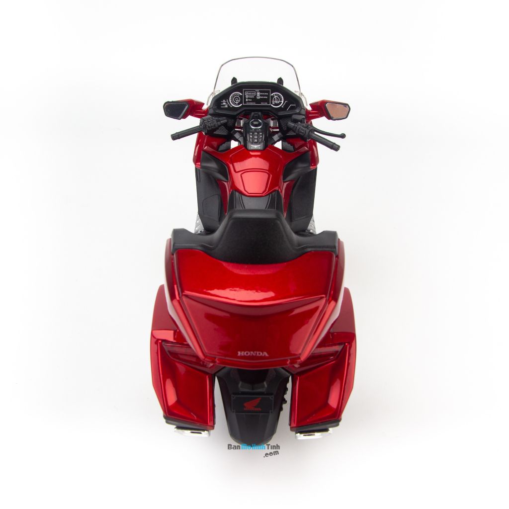 Mô hình xe mô tô Honda Gold Wing Tour 2020 1:12 Welly Red (4)