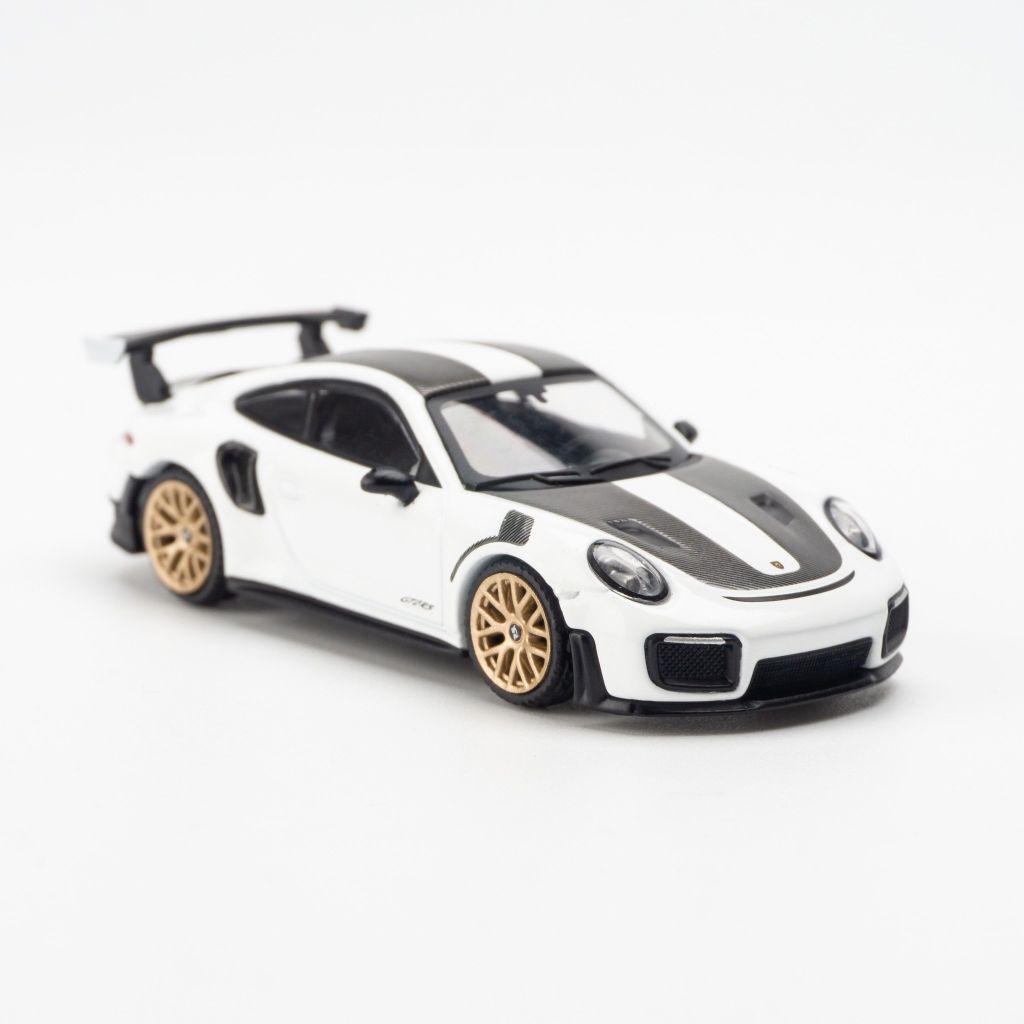 Mô hình xe thể thao Porsche 911 GT2 RS 1:64 MiniGT White Metallic giá rẻ