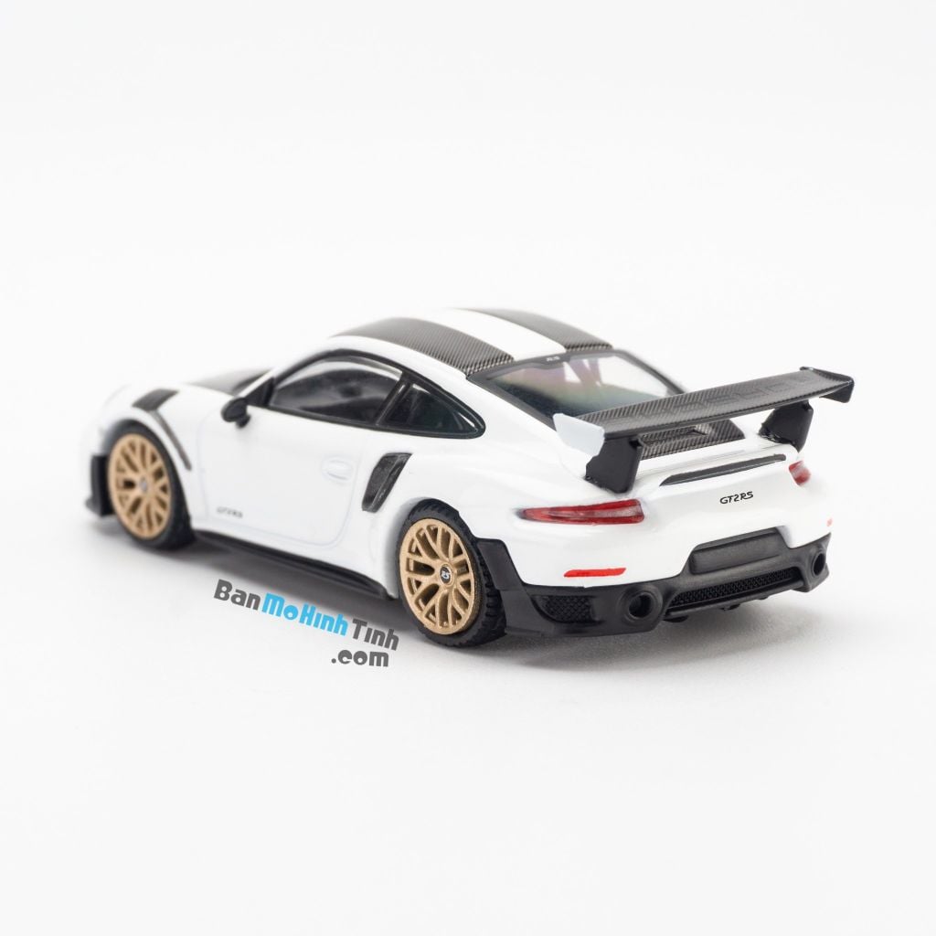 Mô hình xe thể thao Porsche 911 GT2 RS 1:64 MiniGT White Metallic giá rẻ (3)