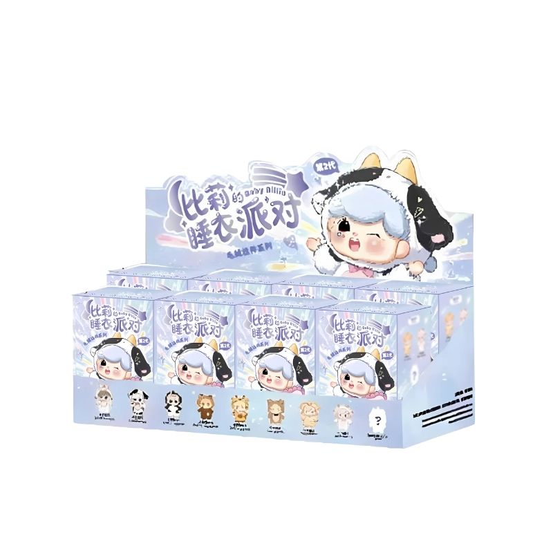 Mô hình Blind box Gấu bông Baby Billie V2 Bear Pijama Party ( Bữa Tiệc Ngủ V2 ) THREE BABIES TOY