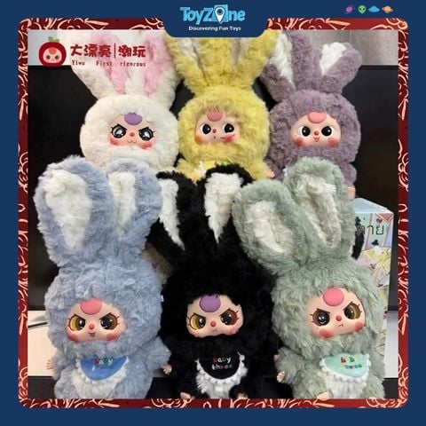 Mô hình  Blind box Gấu bông Baby Three Lily Rabbit Town Series ( Thỏ Thị Trấn ) BABY THREE