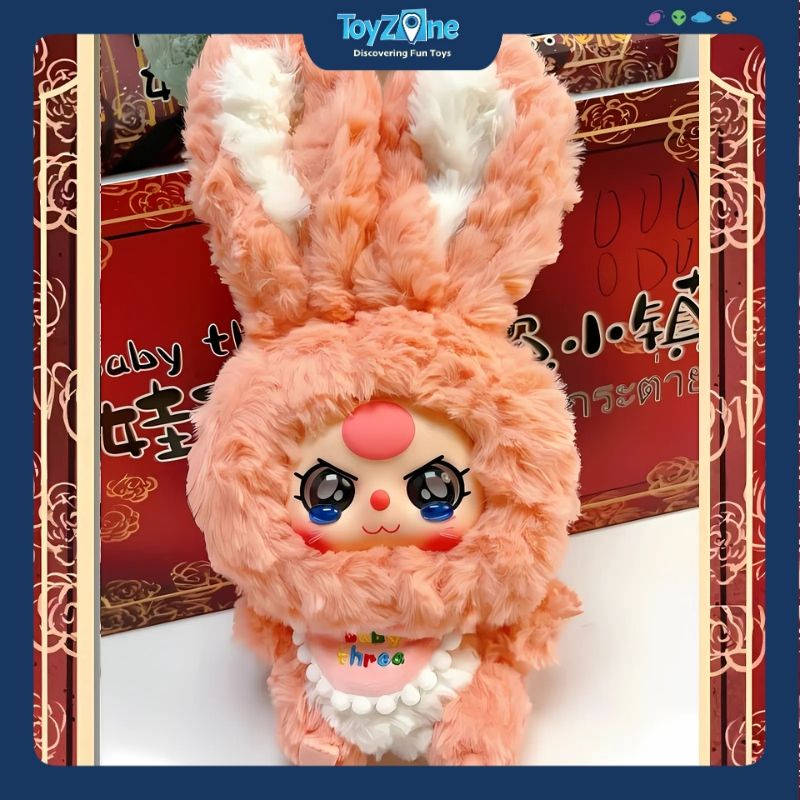 Mô hình  Blind box Gấu bông Baby Three Lily Rabbit Town Series ( Thỏ Thị Trấn ) BABY THREE