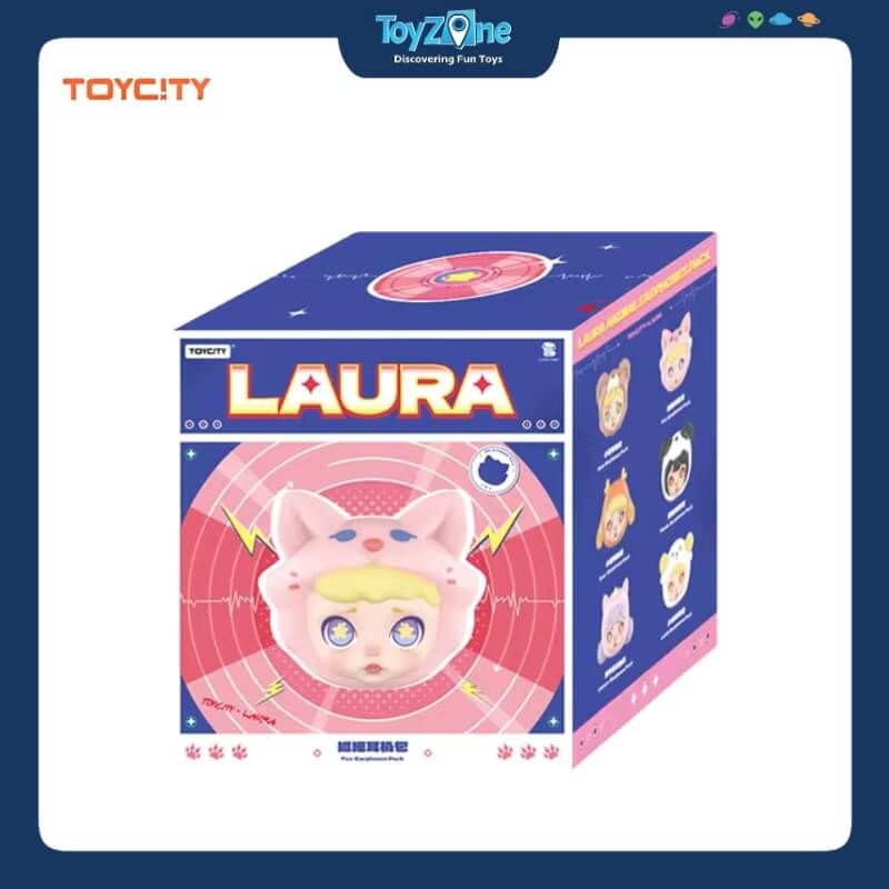 Mô hình Blind box Móc khóa Túi Treo Laura Animal Earphones Pack TOYCITY