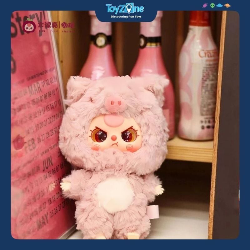 Mô hình đồ chơi Blind box Gấu bông Baby Three V3 Animal Party ( Bữa Tiệc Hóa Thân Động Vật ) BABY THREE