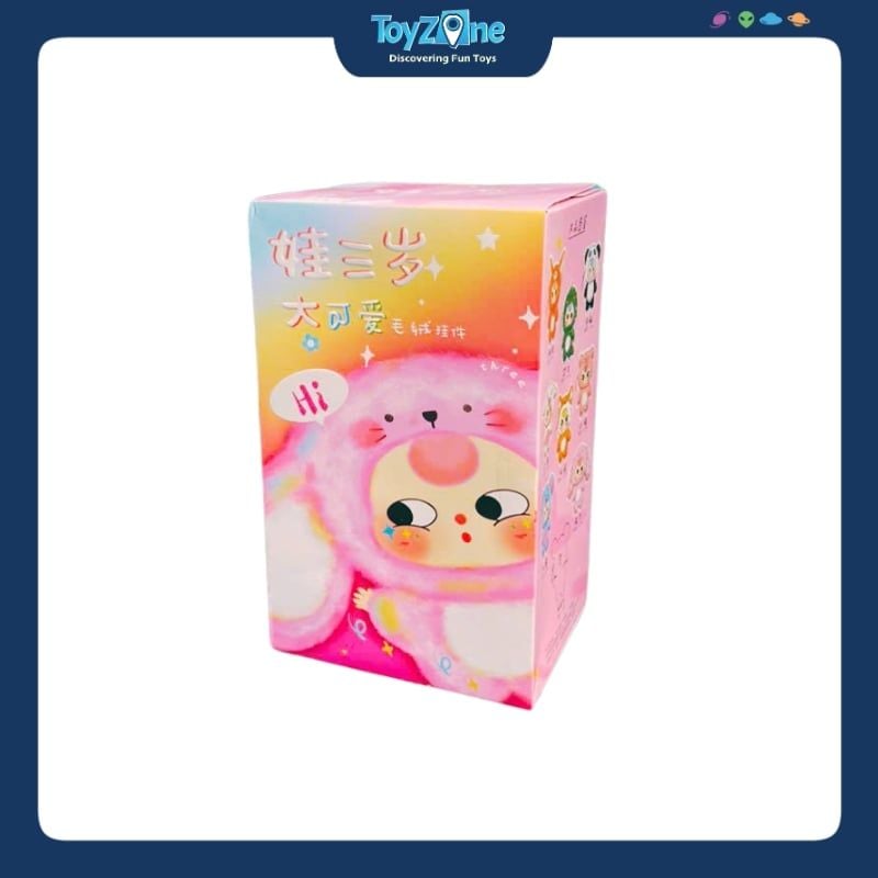 Mô hình đồ chơi Blind box Gấu bông Baby Three V3 Animal Party ( Bữa Tiệc Hóa Thân Động Vật ) BABY THREE