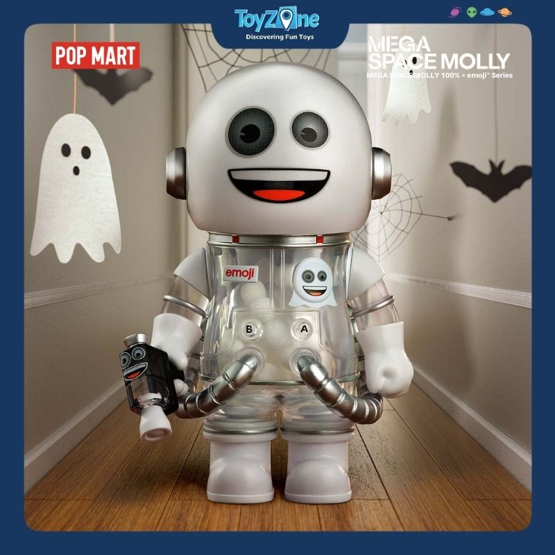 Mô hình đồ chơi Blind Box Mega Space Molly 100% × Emoji Series 4 POP MART