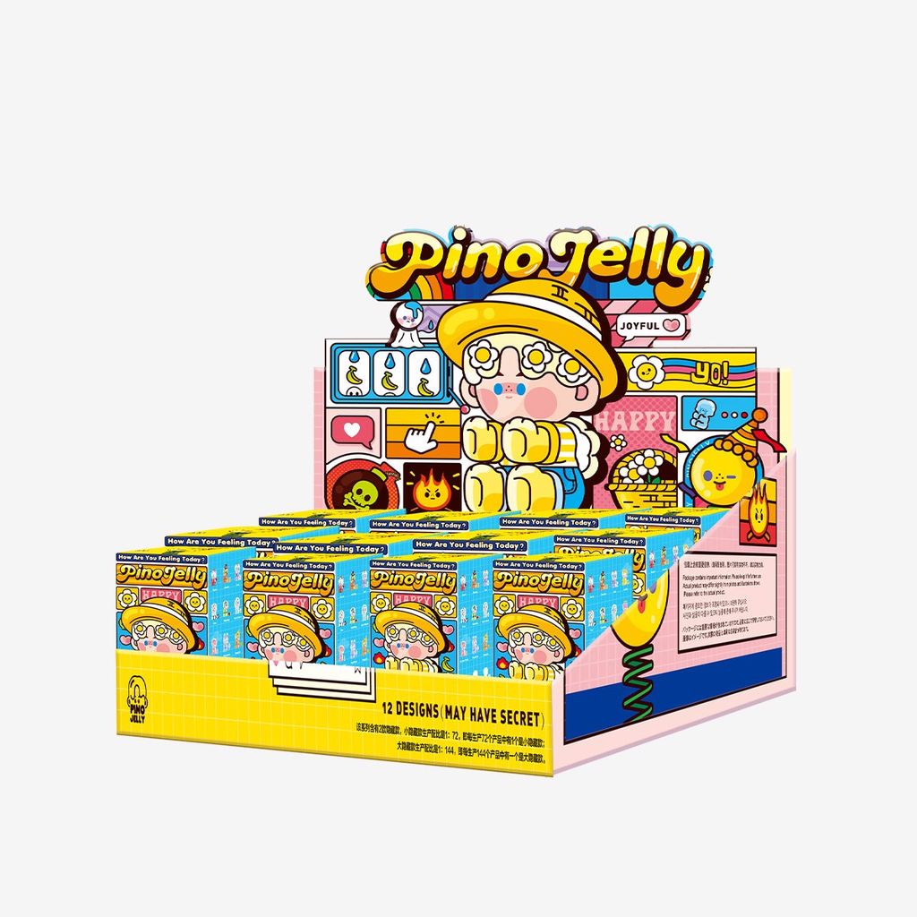 Mô hình đồ chơi Blind box Pino Jelly How Are You Feeling Today? (Hôm Nay Bạn Cảm Thấy Thế Nào?) POP MART