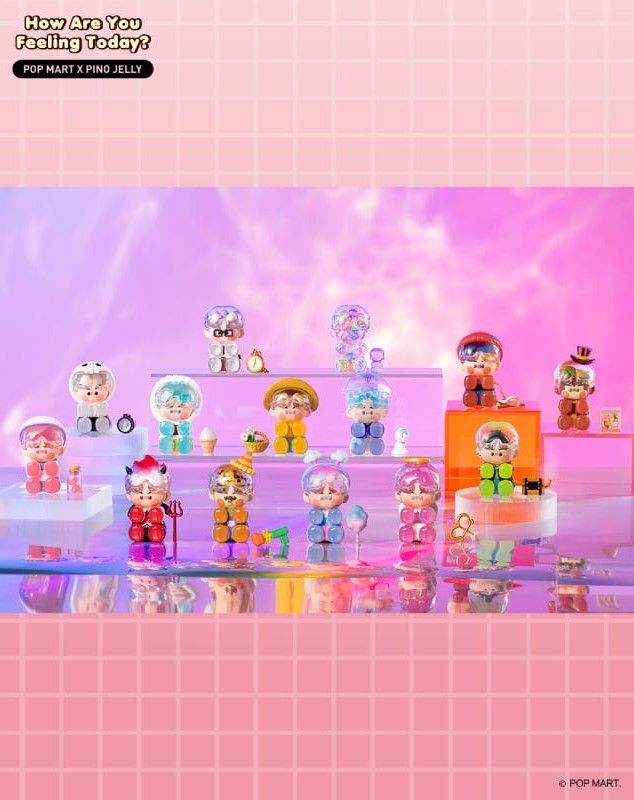 Mô hình đồ chơi Blind box Pino Jelly How Are You Feeling Today? (Hôm Nay Bạn Cảm Thấy Thế Nào?) POP MART