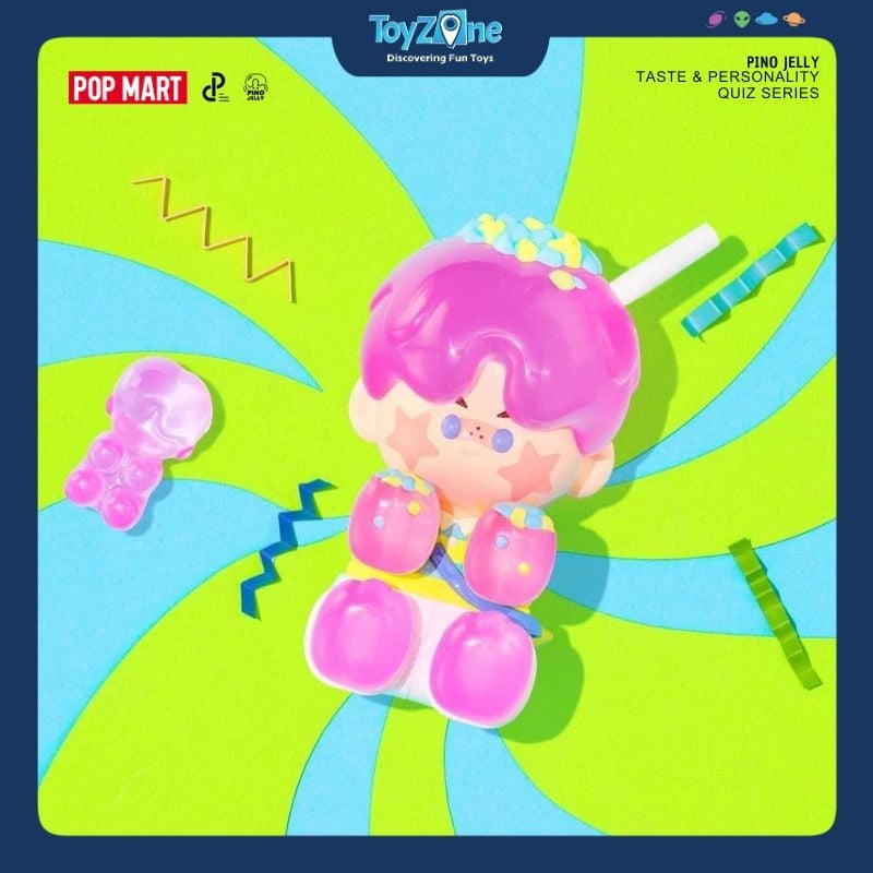 Mô hình đồ chơi Blind box Pino Jelly Taste And Personality Quiz (Trắc Nghiệm Tính Cách Nhân Vật) POP MART