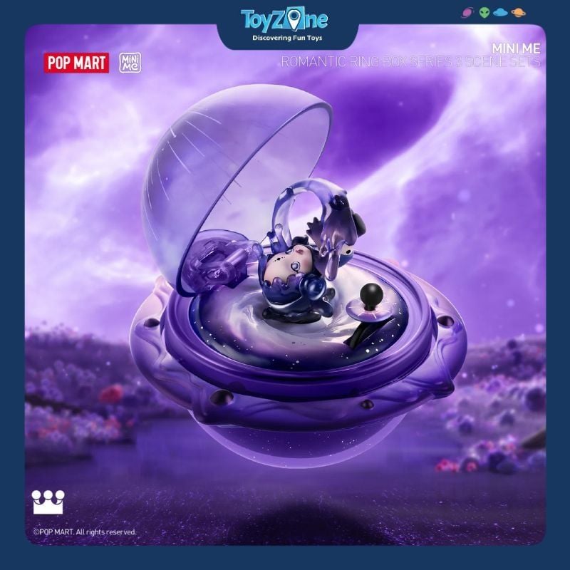 Mô hình đồ chơi Blind box Romantic Ring Box Series 3 Scene Sets ( Hộp Nhẫn Lãng Mạn ) POP MART