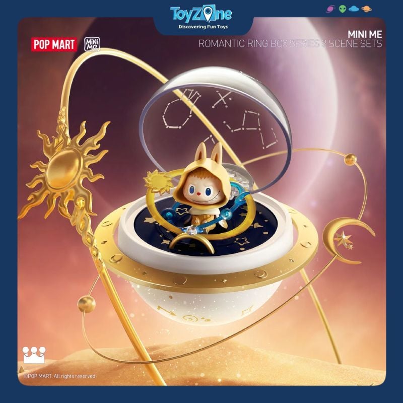 Mô hình đồ chơi Blind box Romantic Ring Box Series 3 Scene Sets ( Hộp Nhẫn Lãng Mạn ) POP MART