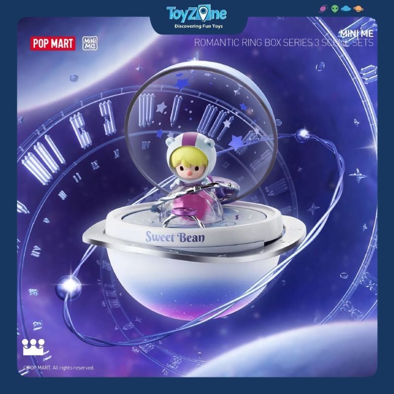 Mô hình đồ chơi Blind box Romantic Ring Box Series 3 Scene Sets ( Hộp Nhẫn Lãng Mạn ) POP MART