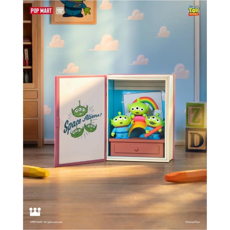 Mô hình đồ chơi Blind box Toy Story Andy's Room Series Scene Sets POP MART