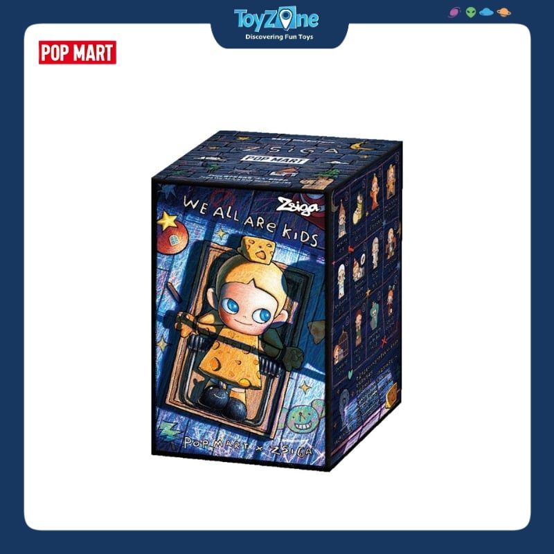 Mô hình đồ chơi Blind box Zsiga We All Are Kids Series Figures ( Chúng Ta Đều Là Trẻ Em ) POP MART