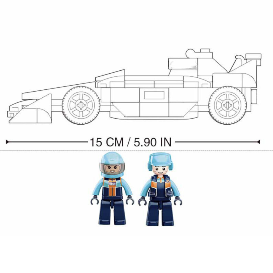 Bộ đồ chơi lắp ráp mô hình Xe đua F1 Sluban