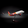 Mô hình máy bay Airbus Vietjet Air 47cm lắp ráp có đèn Everfly VG93