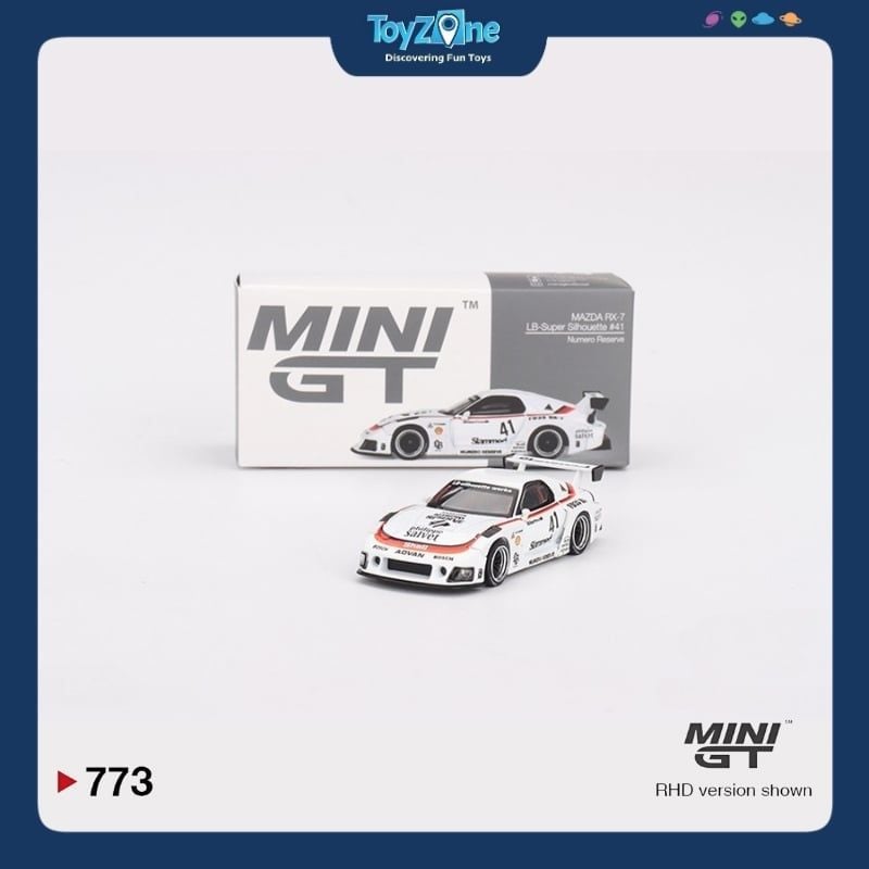 Mô hình xe Mazda RX-7 LB-Super Silhouette 1:64 MiniGT