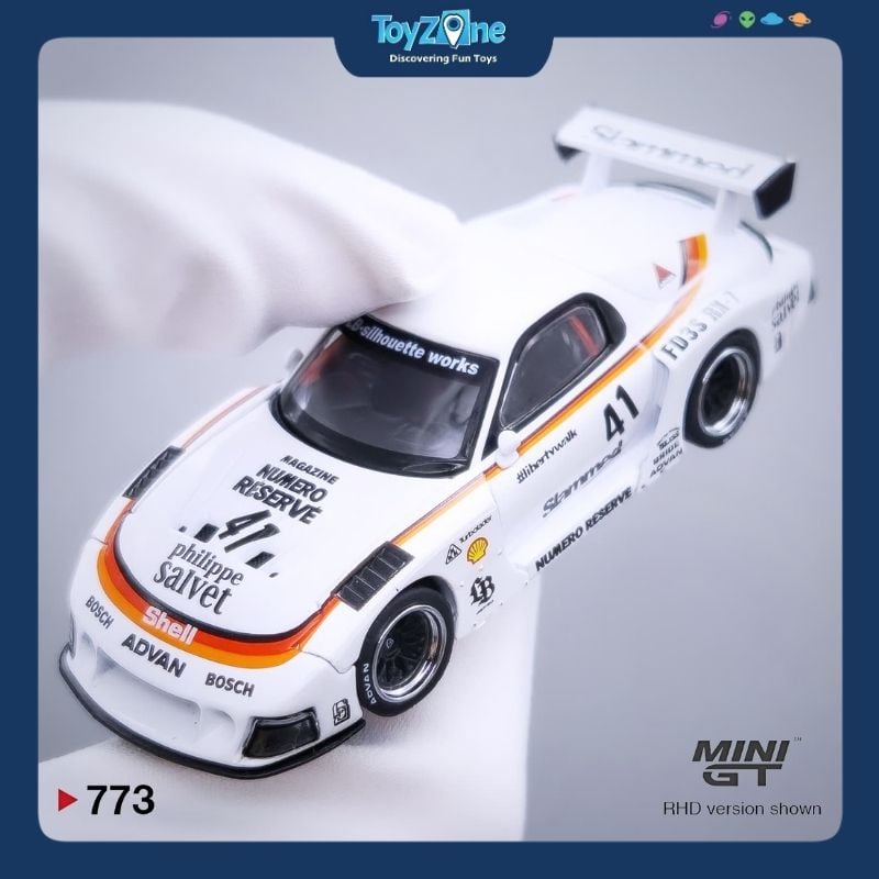 Mô hình xe Mazda RX-7 LB-Super Silhouette 1:64 MiniGT