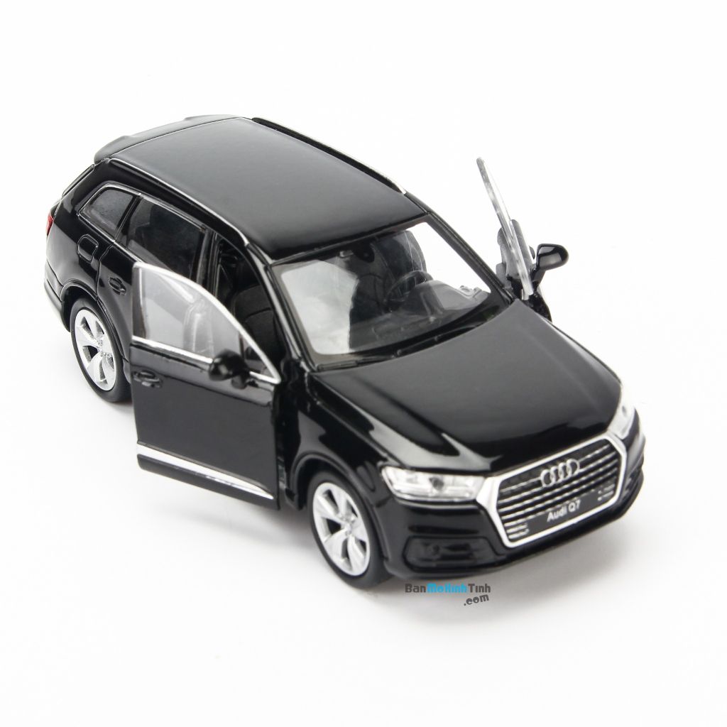 Mô hình xe suv Audi Q7 1:36 Welly Black (8)