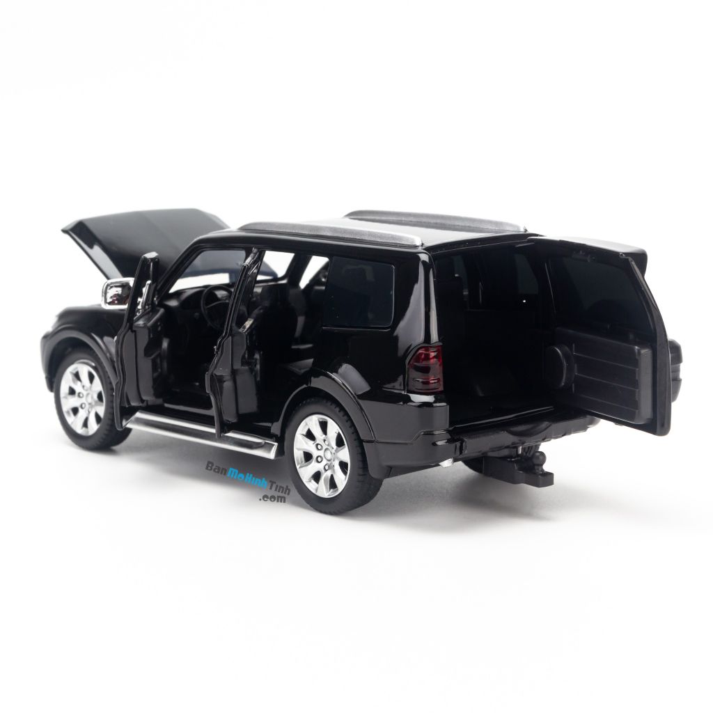 Mô hình xe Mitsubishi Pajero V97 1:32 Jackiekim Black (6)