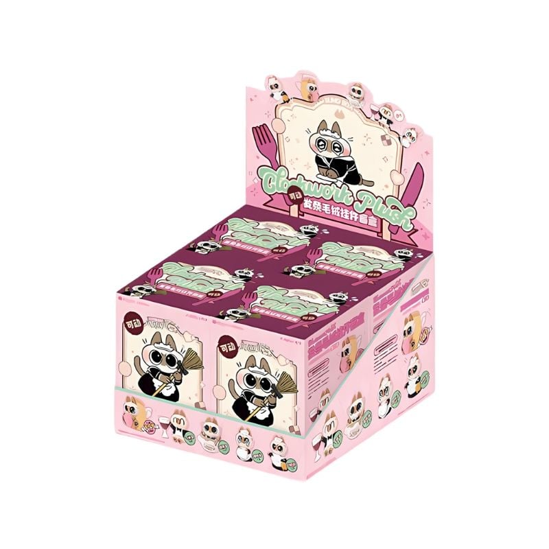 Mô hình Blind box Móc Khóa Gấu Bông Dây Cót Azukiasan's Cafeteria Ver.2 Clockwork Plush ( Quán Cà Phê Của Azukiasan ) NOBEKO