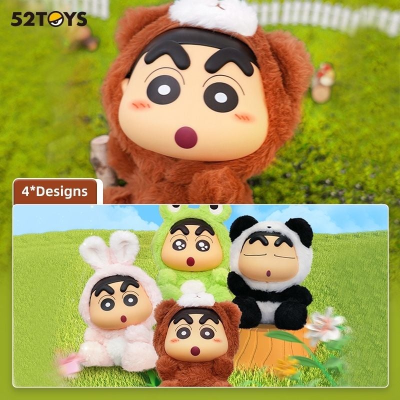 Mô hình Blind box Gấu bông Crayon Shin-chan Animal Vinyl Plush ( Shin-chan Hóa Thân Động Vật ) 52TOYS