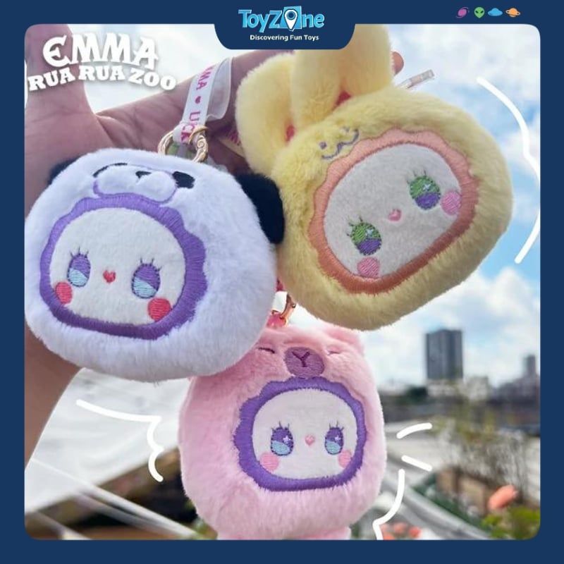 Mô hình Blind box Móc khoá Gấu bông Emma RuaRua Zoo Scented MJ STUDIO