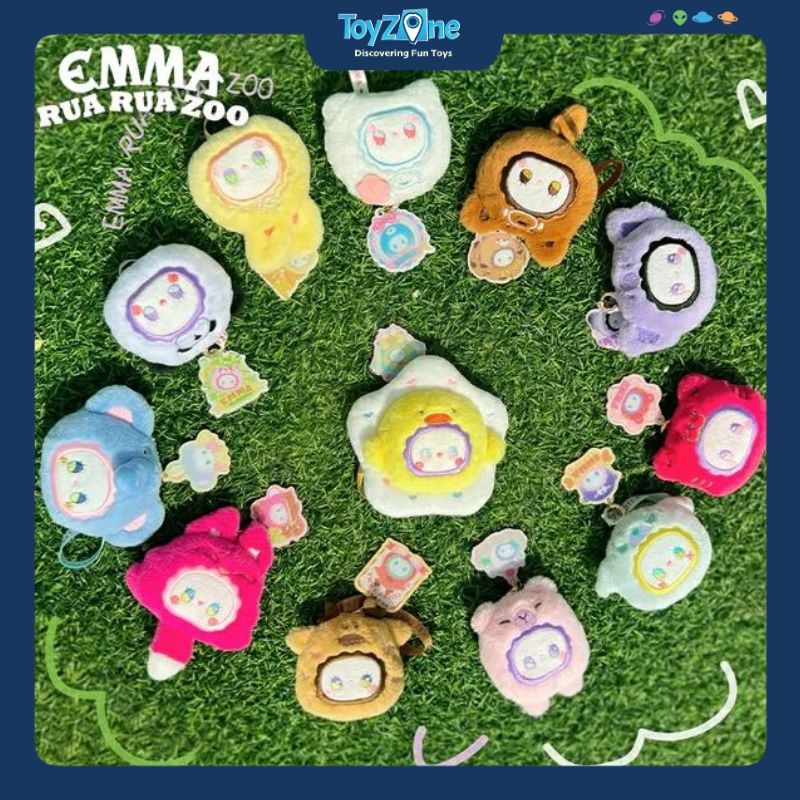Mô hình Blind box Móc khoá Gấu bông Emma RuaRua Zoo Scented MJ STUDIO
