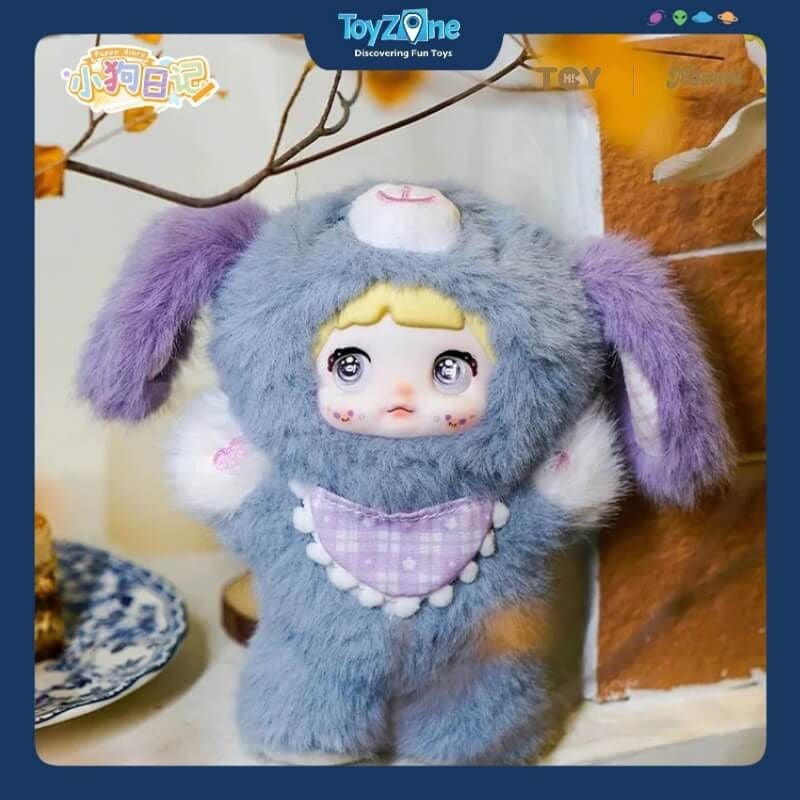 Mô hình Blind box Móc khóa Gấu bông NOMMI V5 Puppy Diary Series ( Nhật Ký Cún Con ) HITOY