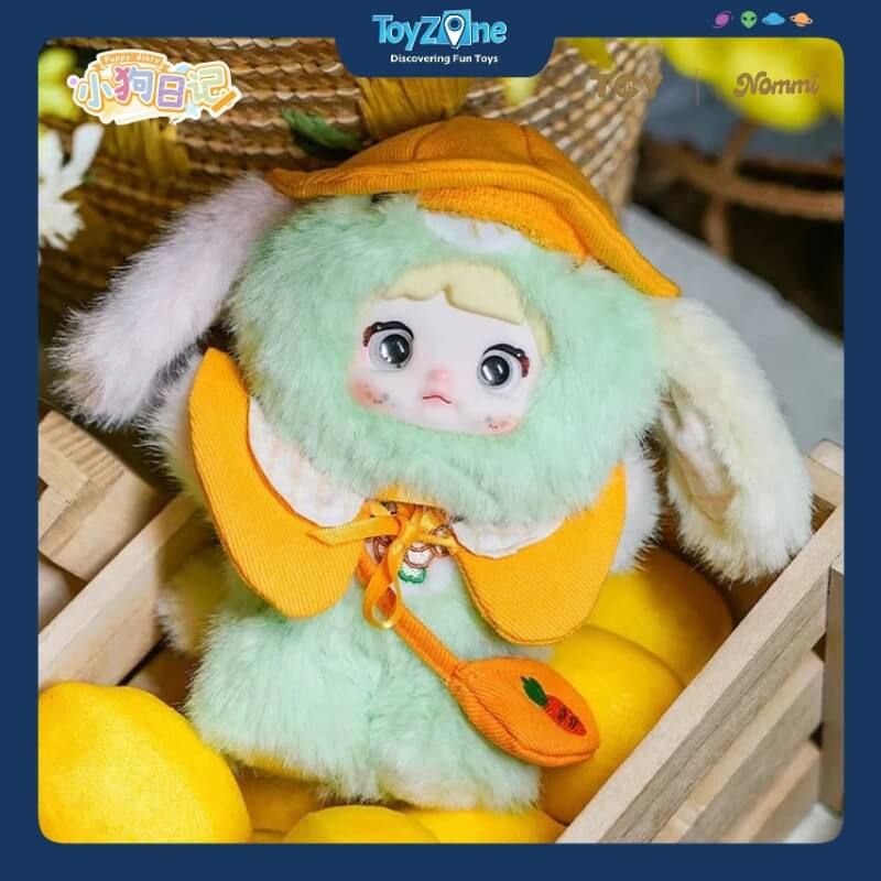 Mô hình Blind box Móc khóa Gấu bông NOMMI V5 Puppy Diary Series ( Nhật Ký Cún Con ) HITOY