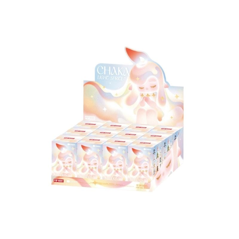 Mô hình đồ chơi Blind box Chaka Light Sprite Series Figures ( Tinh Linh Ánh Sáng ) POP MART