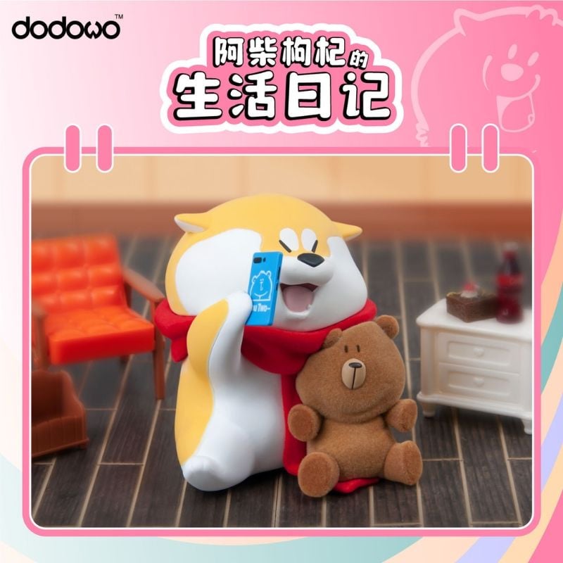 Mô hình đồ chơi Blind box Life Diary Of Shiba Inu GouQi Series ( Nhật Ký Cuộc Sống Shiba Inu ) DODOWO