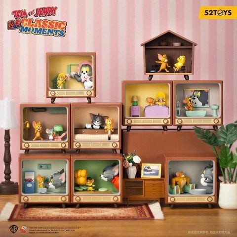 Mô hình đồ chơi Blind box Tom and Jerry Classic Moments Series ( Khoảnh khắc cổ điển ) 52TOYS