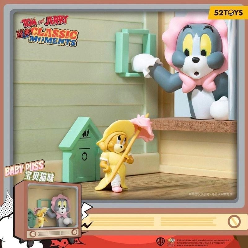 Mô hình đồ chơi Blind box Tom and Jerry Classic Moments Series ( Khoảnh khắc cổ điển ) 52TOYS