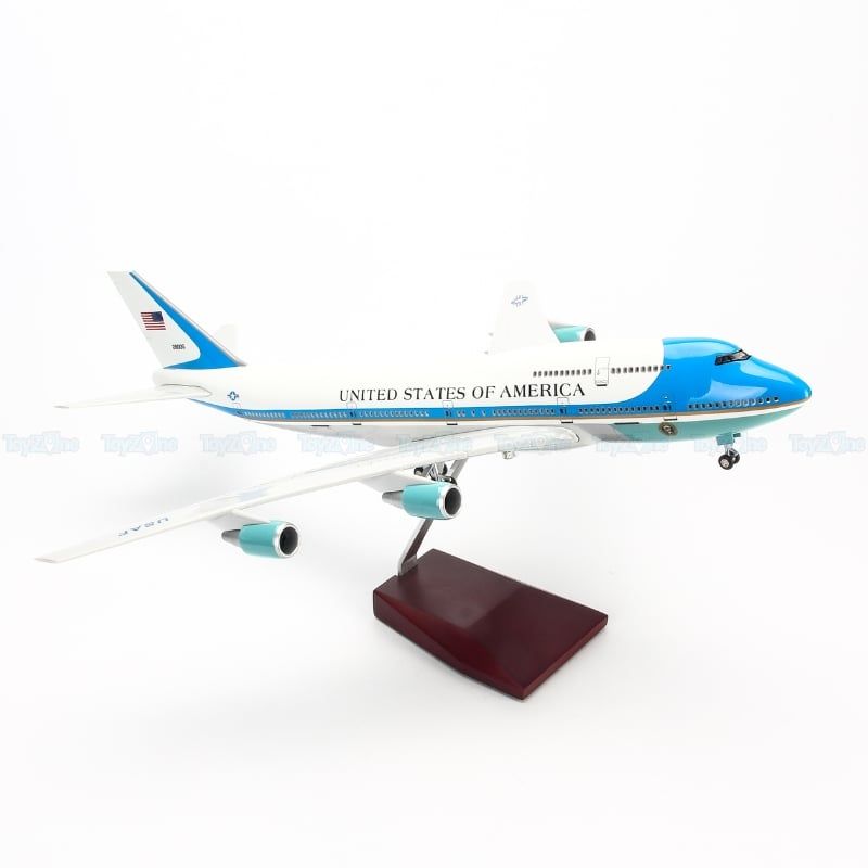 Mô hình máy bay Air Force One Boeing B747 47cm lắp ráp có đèn Everfly