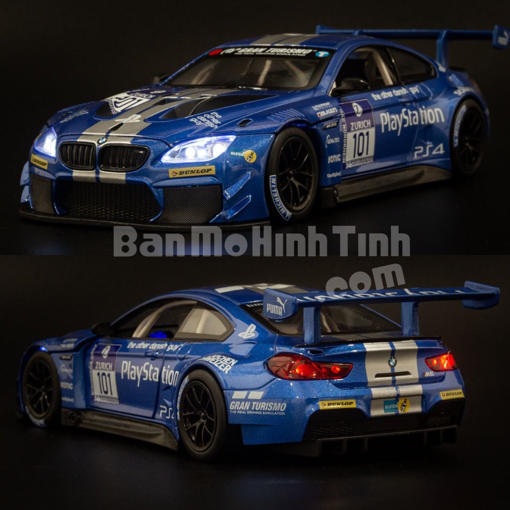 Mô hình xe BMW M6 GT3 1:24 Caipo