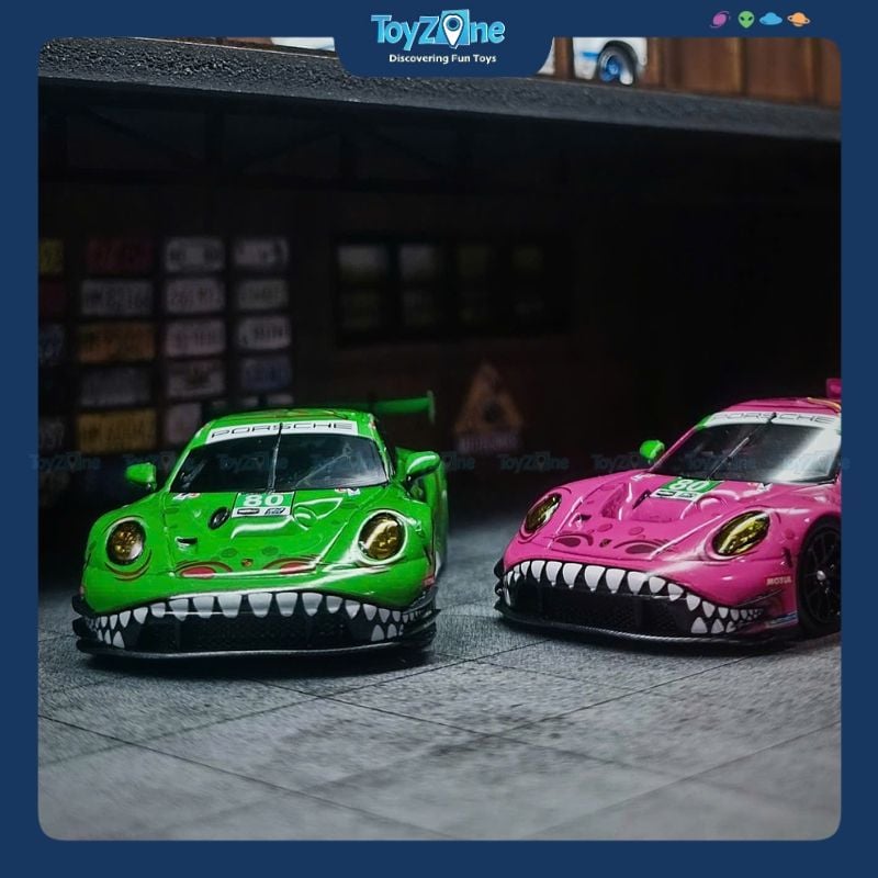 Mô hình xe Porsche 911 GT3 R Tyrannosaurus 1:64 Star Race