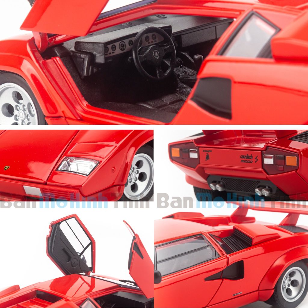 Mô hình xe Lamborghini Countach LP 5000 S 1:24 Welly