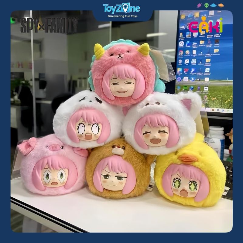 Mô hình Blind box Móc khóa Gấu Bông Anya Spy x Family Animal Party ( Bữa Tiệc Động Vật ) EAKI