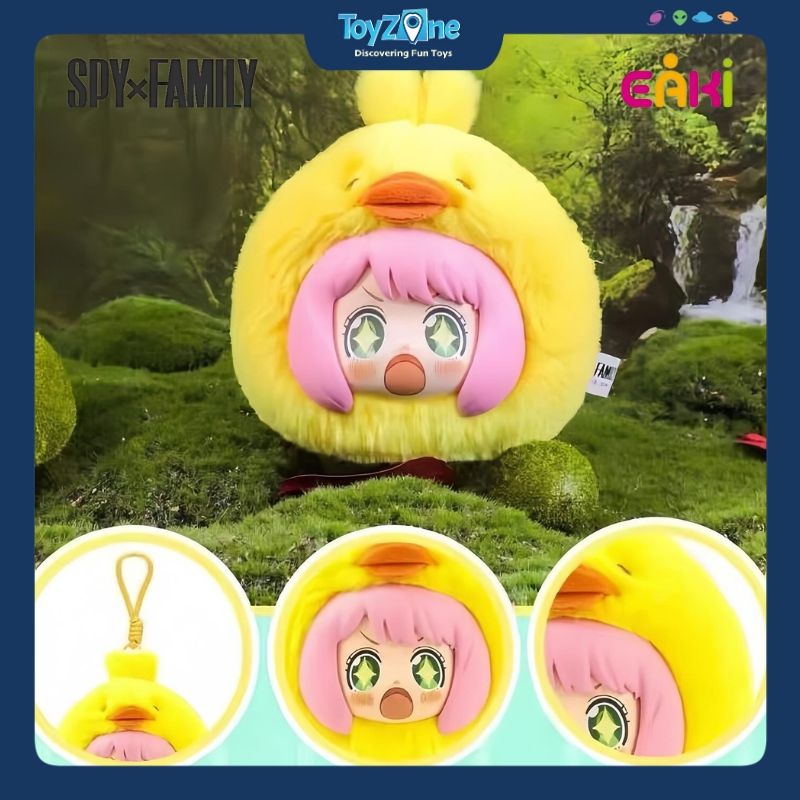 Mô hình Blind box Móc khóa Gấu Bông Anya Spy x Family Animal Party ( Bữa Tiệc Động Vật ) EAKI