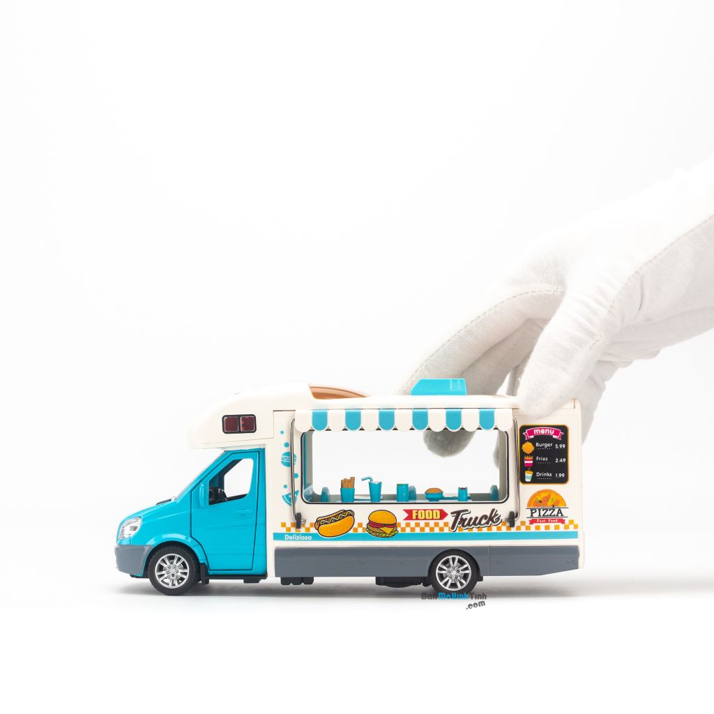 Xe tải đồ chơi bán thức ăn nhanh 1:32 Tymodel