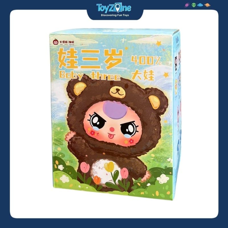 Mô hình Blind Box Gấu bông Baby Three 400% V1 Big Plush Animal BABY THREE