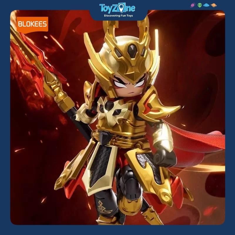 Mô hình đồ chơi Lắp ráp Hero Infinity Anniversary Version Zhao Yun Battle Golden Divine Armour ( Triệu Vân ) Model Kits BLOKEES