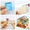 Mô hình gỗ lắp ráp 3D DIY Dollhouse Cathy's Flower House (Vườn Hoa Của Cathy) (Mixed Color) - Robotime DG104 - WP042