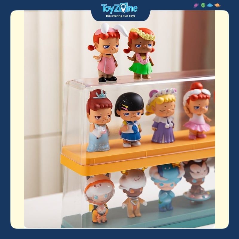 Hộp Trưng Bày Đồ Chơi Mô Hình Trong Suốt Hình Chữ Nhật 1 Tầng