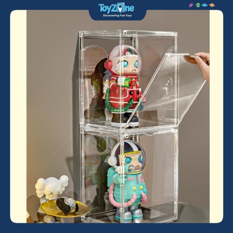 Hộp Trưng Bày Đồ Chơi Mô Hình X-Large 2 Ngăn