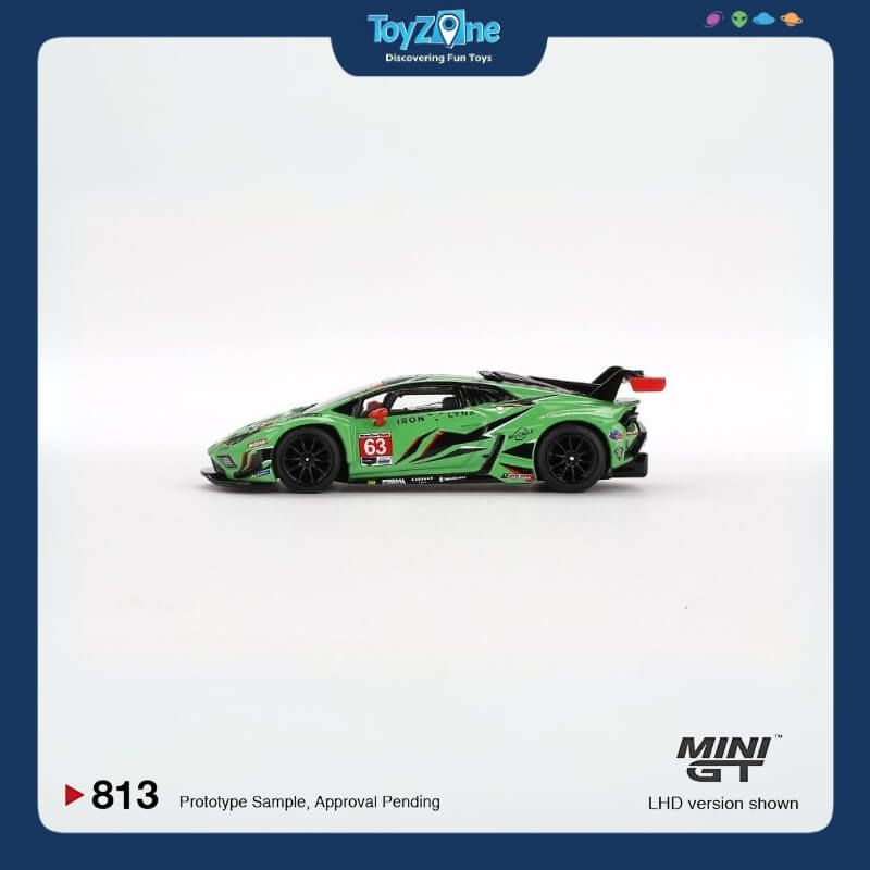 Mô hình xe Lamborghini Huracán GT3 EVO2 2023 IMSA Daytona 24 Hrs 1:64 MiniGT