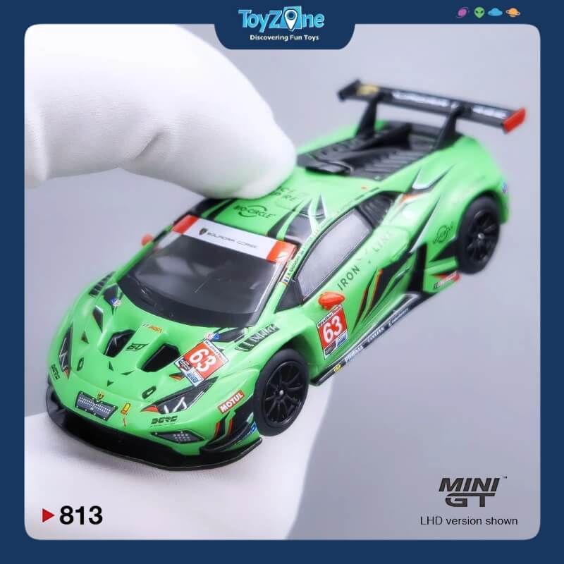 Mô hình xe Lamborghini Huracán GT3 EVO2 2023 IMSA Daytona 24 Hrs 1:64 MiniGT