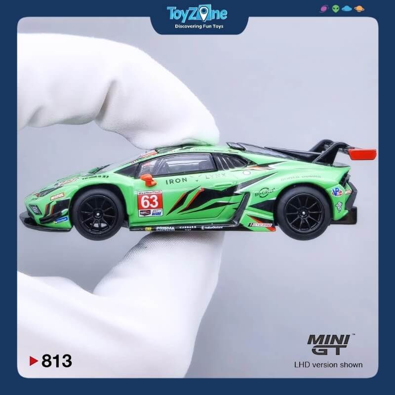 Mô hình xe Lamborghini Huracán GT3 EVO2 2023 IMSA Daytona 24 Hrs 1:64 MiniGT